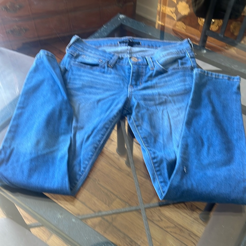 Women’s stretch Blue Jeans. Flying Monkey